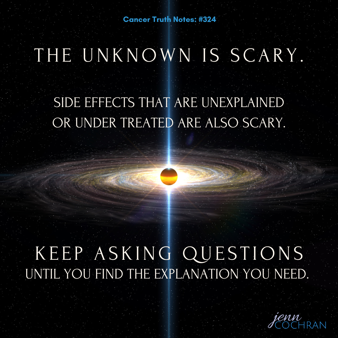 Day 324 the unknown