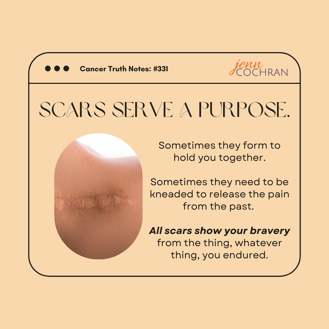 Day 331 Scars serve a purpose.