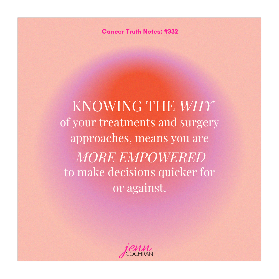 Day 332 knowing the why