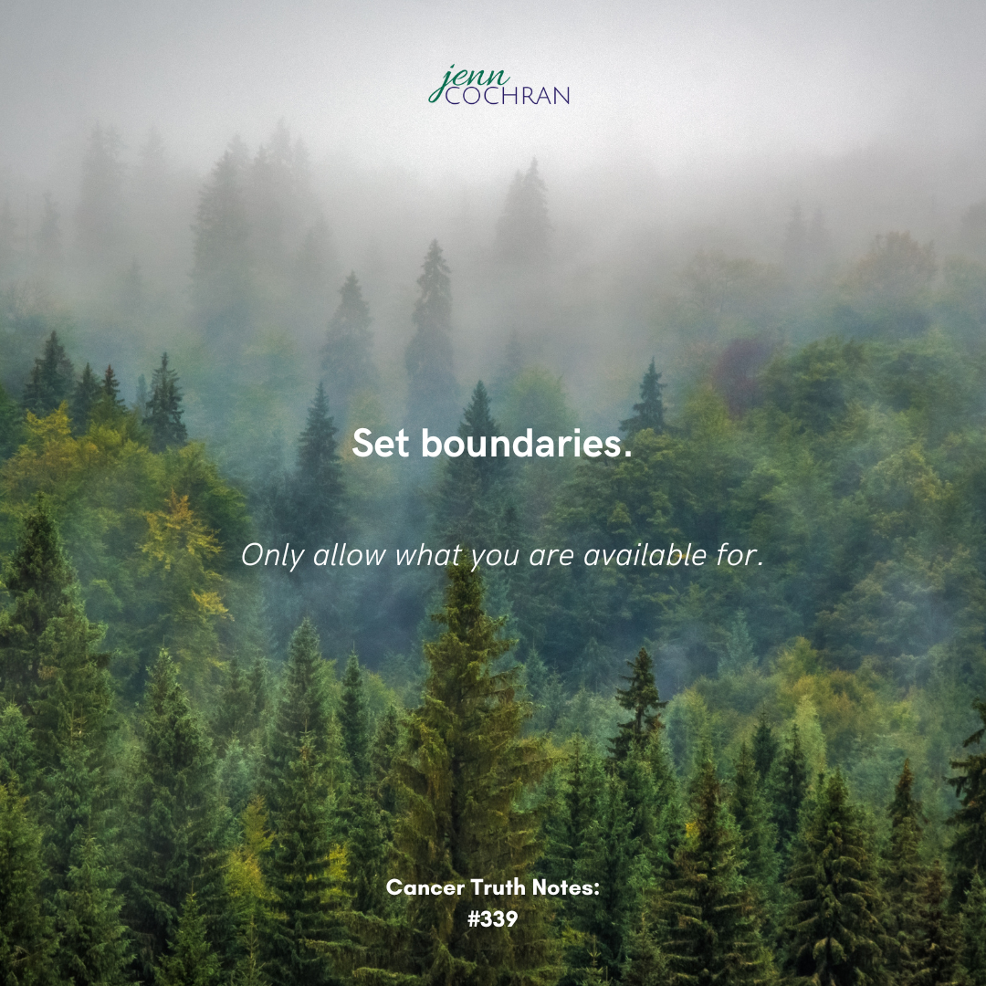 Day 339 Set boundaries.